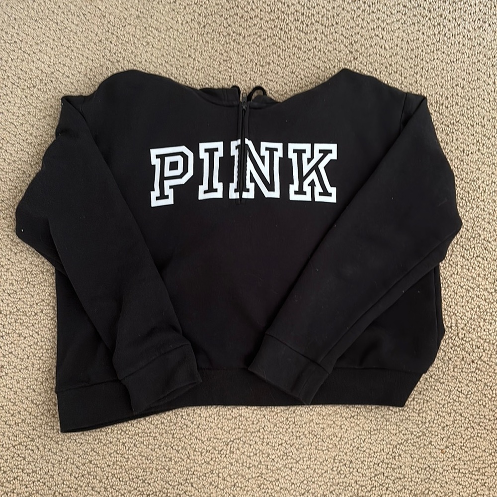 PINK quarter zip hoodie
